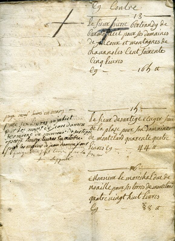 Rôle du vingtième d'Anglards-de-Salers (1790)