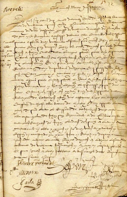 Reconnaissance par Guillaume Maury, d'Espau (Vieillevie) d'une dette de 10 livres tournois prêtées par la communauté des prêtres de Vieillevie (1610)