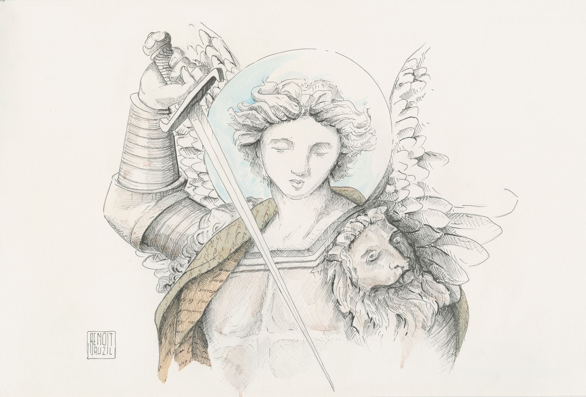 Instants suspendus. Dessins de Benoît Bauzil