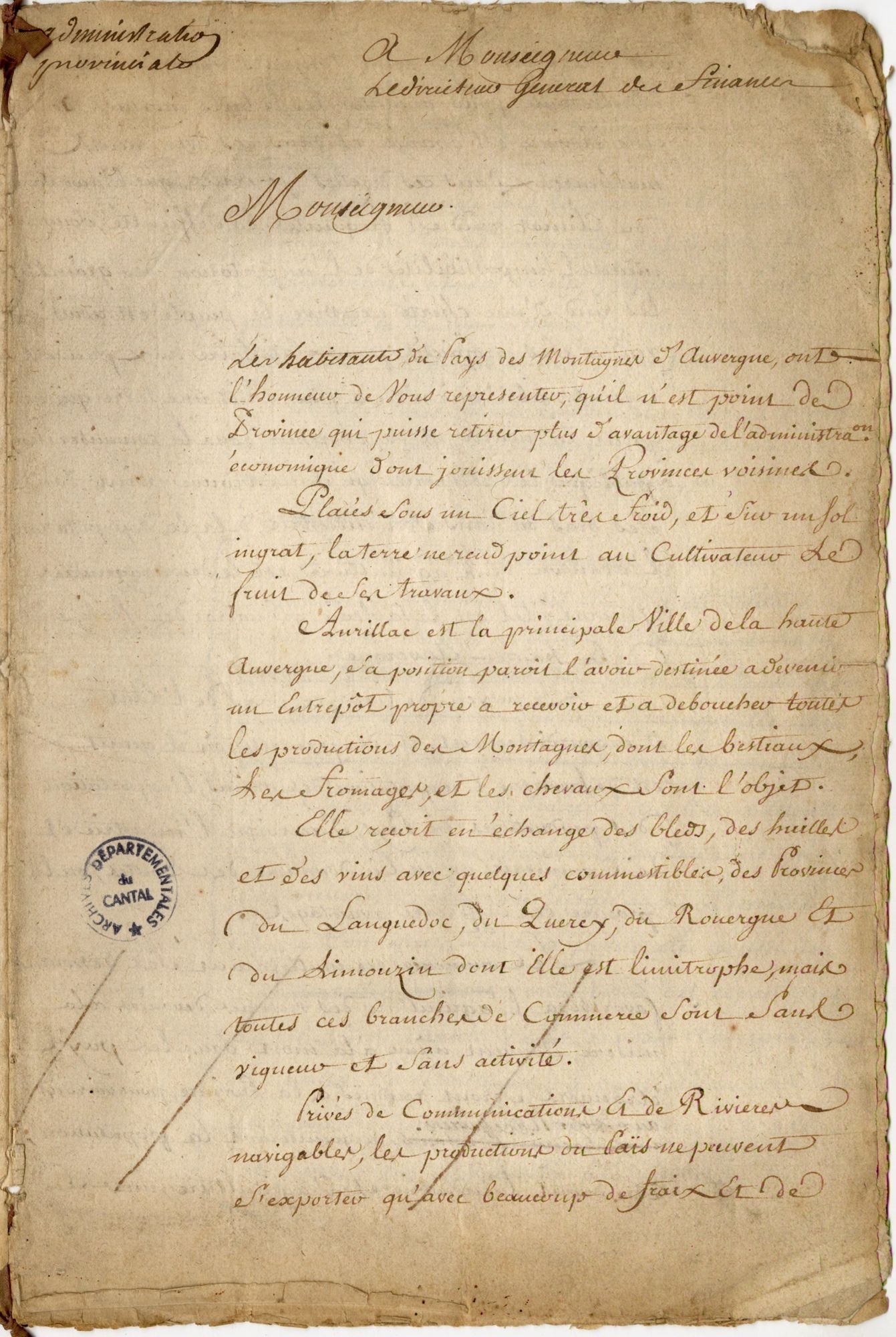 Réseau routier et désenclavement du Cantal : une longue histoire… 