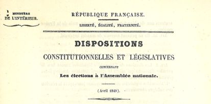 Voter sous la IIème République 