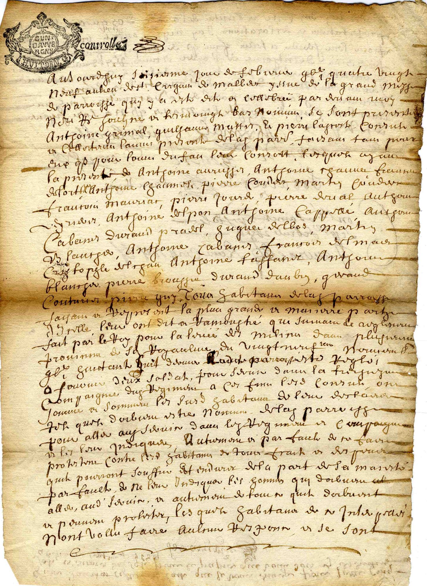 Désobéissance civile face au Roi Soleil  à Saint-Cirgues-de-Malbert (1689)