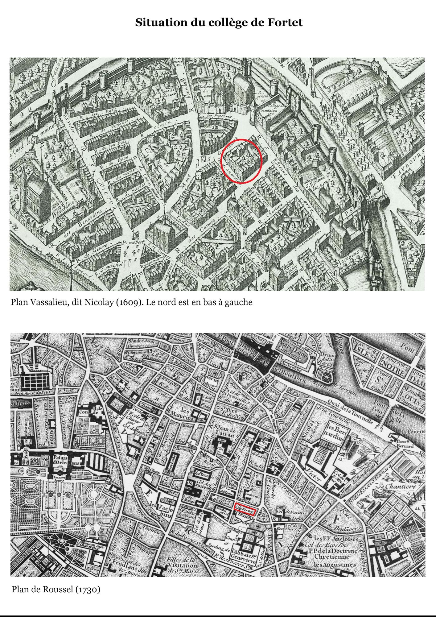 Lutte autour d’une bourse au collège de Fortet (1615)